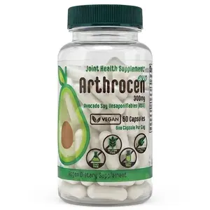 Arthrocen Joint Health Supplement, 300Mg Avocado Soy Unsaponifiable, Non-GMO, Dairy Free, Gluten Free & Shellfish Free, 60 Day Supply, One Capsule Per Day (2 Month Supply Per Bottle)