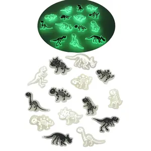 14PCS luminous Dinosaur Charms Decoration for Shoe,charms for boys Decoration for Shoe,Bag,Bracelets Dinosaurs Themed Party Favor