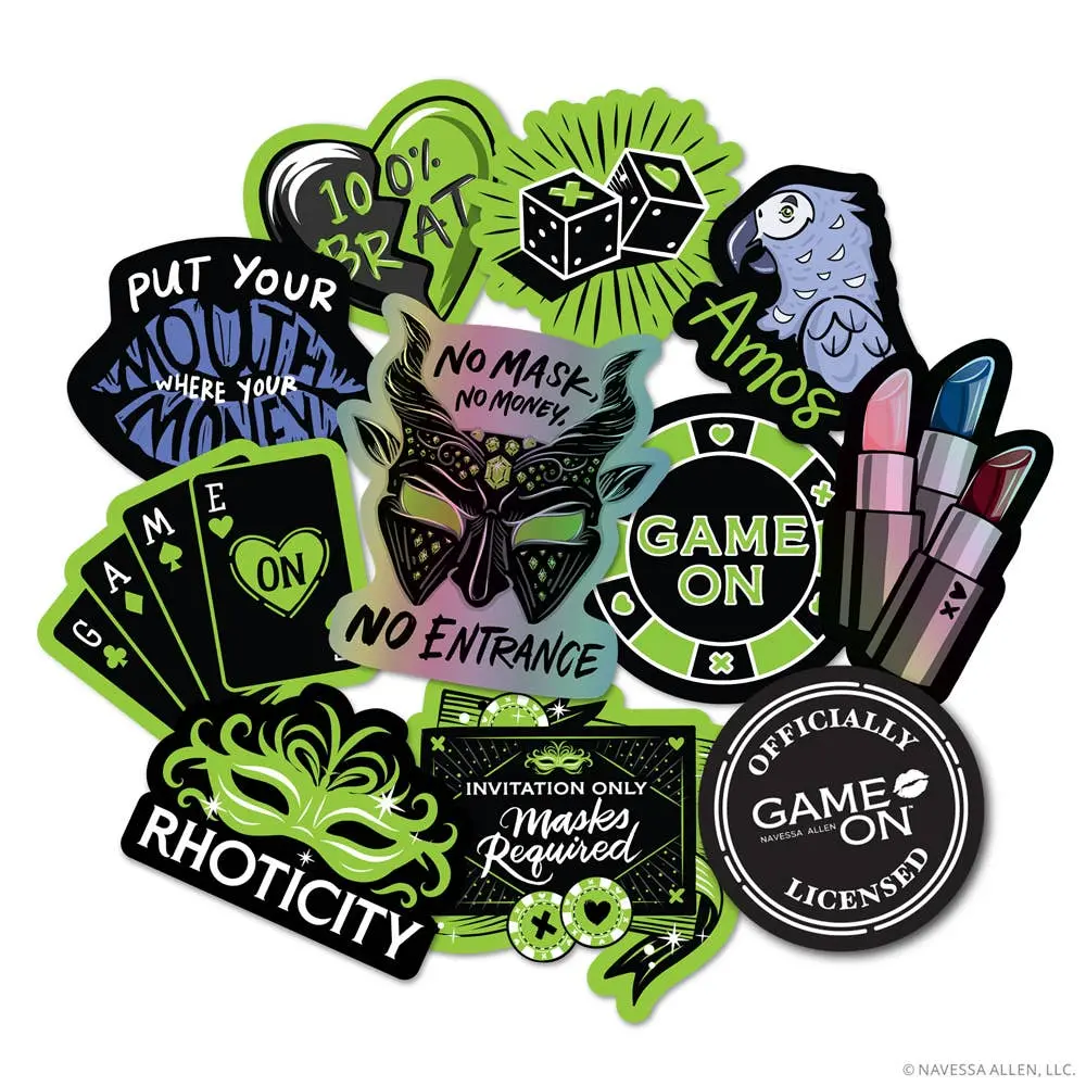(10-Pack) Game On Decals (10-Pack) Game On Decals