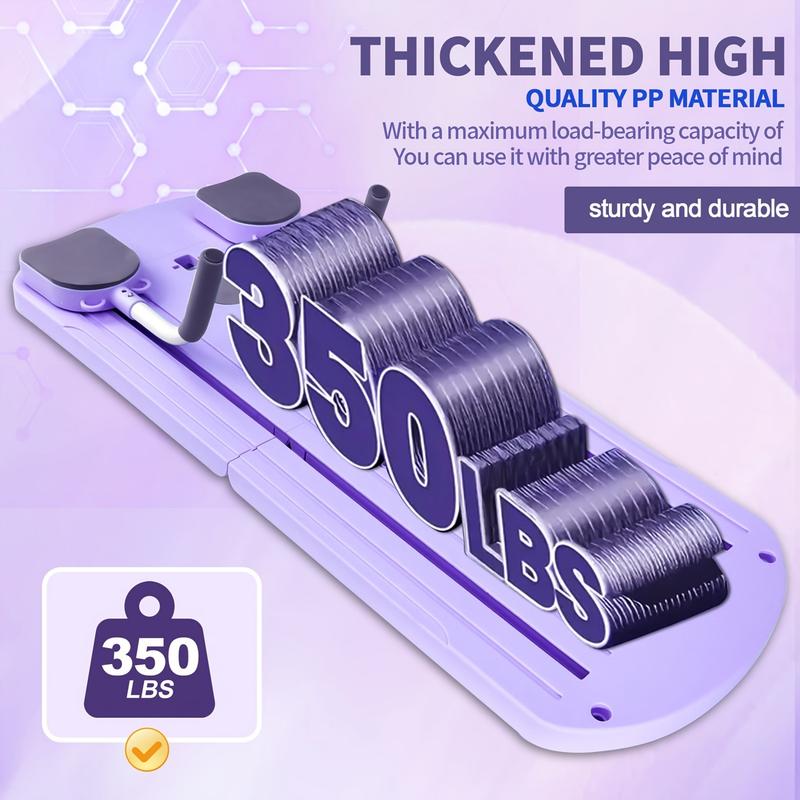 Yoga Board 8 in 1 Multi-Functional ABS Pilates Board High-Quality PVC for Abdominal & Core Strength Training Portable Home Fitness Equipment