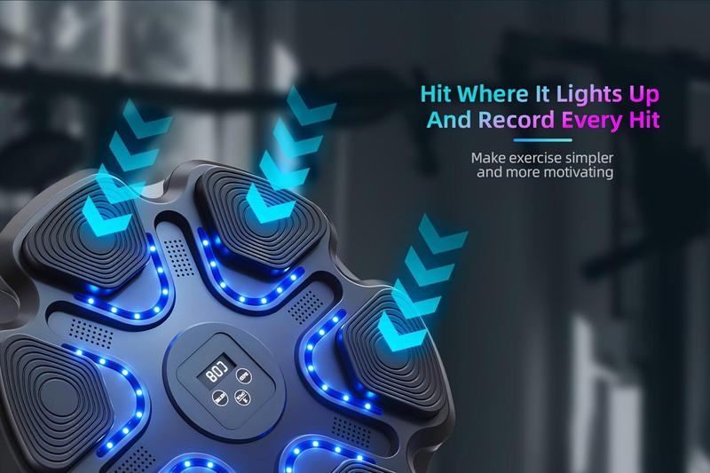 Fun Music Boxing Target for Kids & Family – Includes Gloves • Great Gift for Parents • Easy Setup • Indoor/Outdoor Play • Fun & Safe • Perfect Birthday or Holiday Gift Bluetooth Music Boxing Machine • Family Fun • Indoor/Outdoor Play