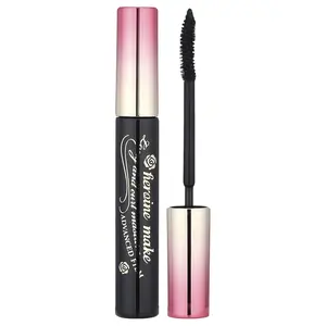 KissMe Heroine Make, Long & Curl Mascara, Advanced Film,  01 Jet Black, 0.21 oz (6 g)