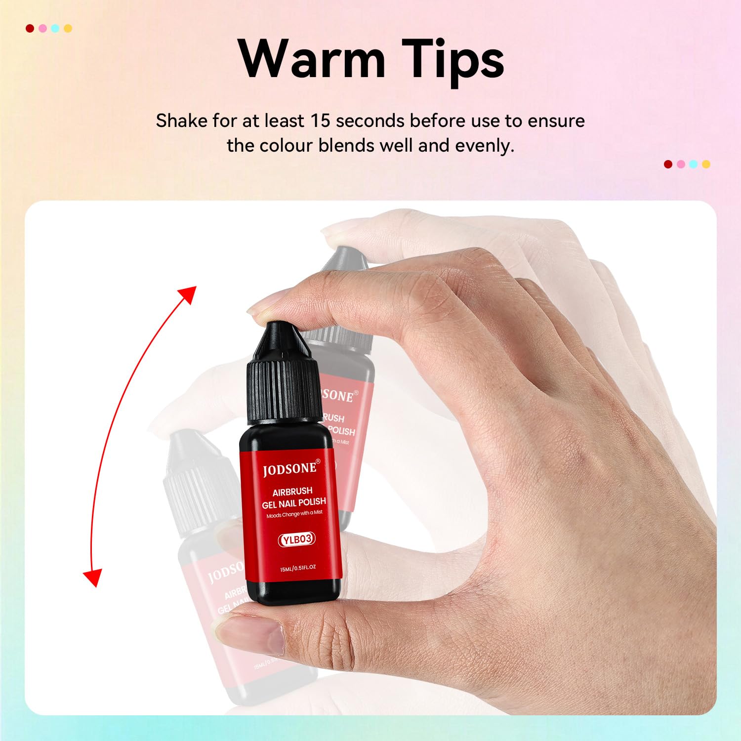 JODSONE 32 Colors Airbrush Gel Nail Polish - No Dilution, Full Coverage & High Saturation, Perfect for Home Salon | Christmas Gift