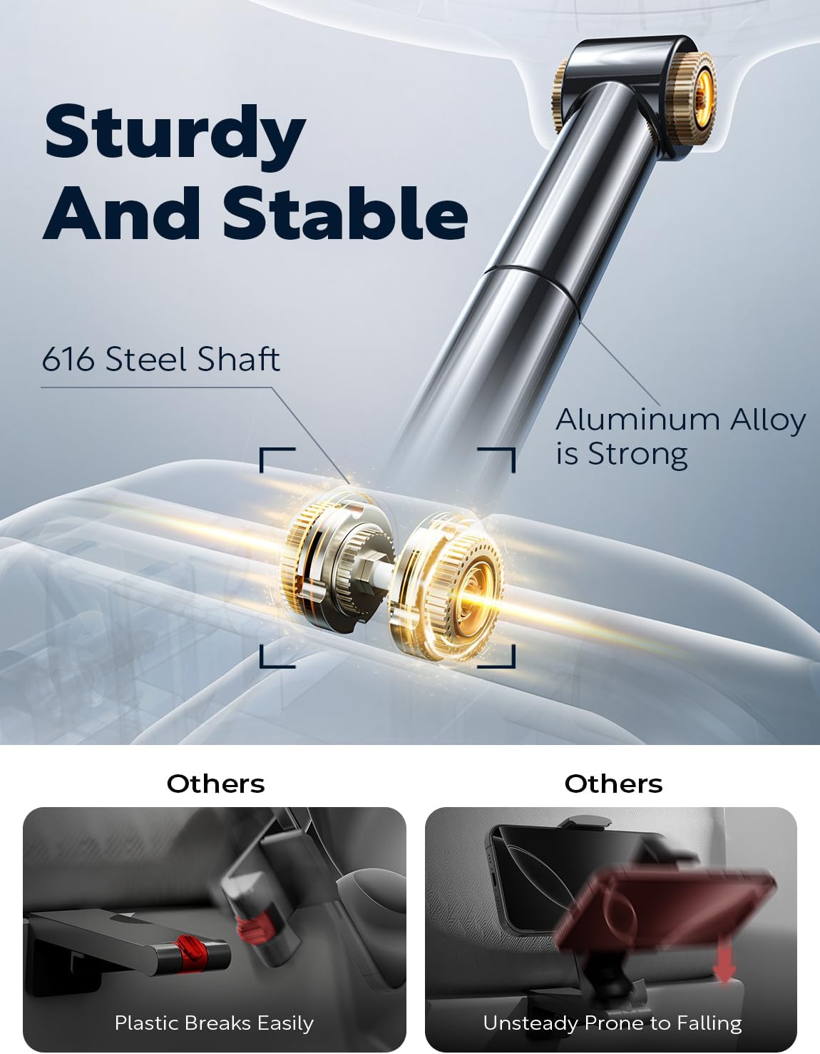 LISEN Travel Stand-MagSafe 2025 New 360° Rotating  Foldable Retractable Stand with Powerful Magnet, Women's Cell Phone Holder Travel Essentials,  Essentials, Hands-Free Magnetic Mini Travel Accessory