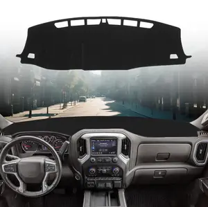 Canvcle Dash Cover for Honda Passport 2019-2025 (Sport, EX-L, Touring, Elite) Polyester Non-Slip Center Console Dash Cover Interior Accessories for Honda Passport Sunshade No Glare Black