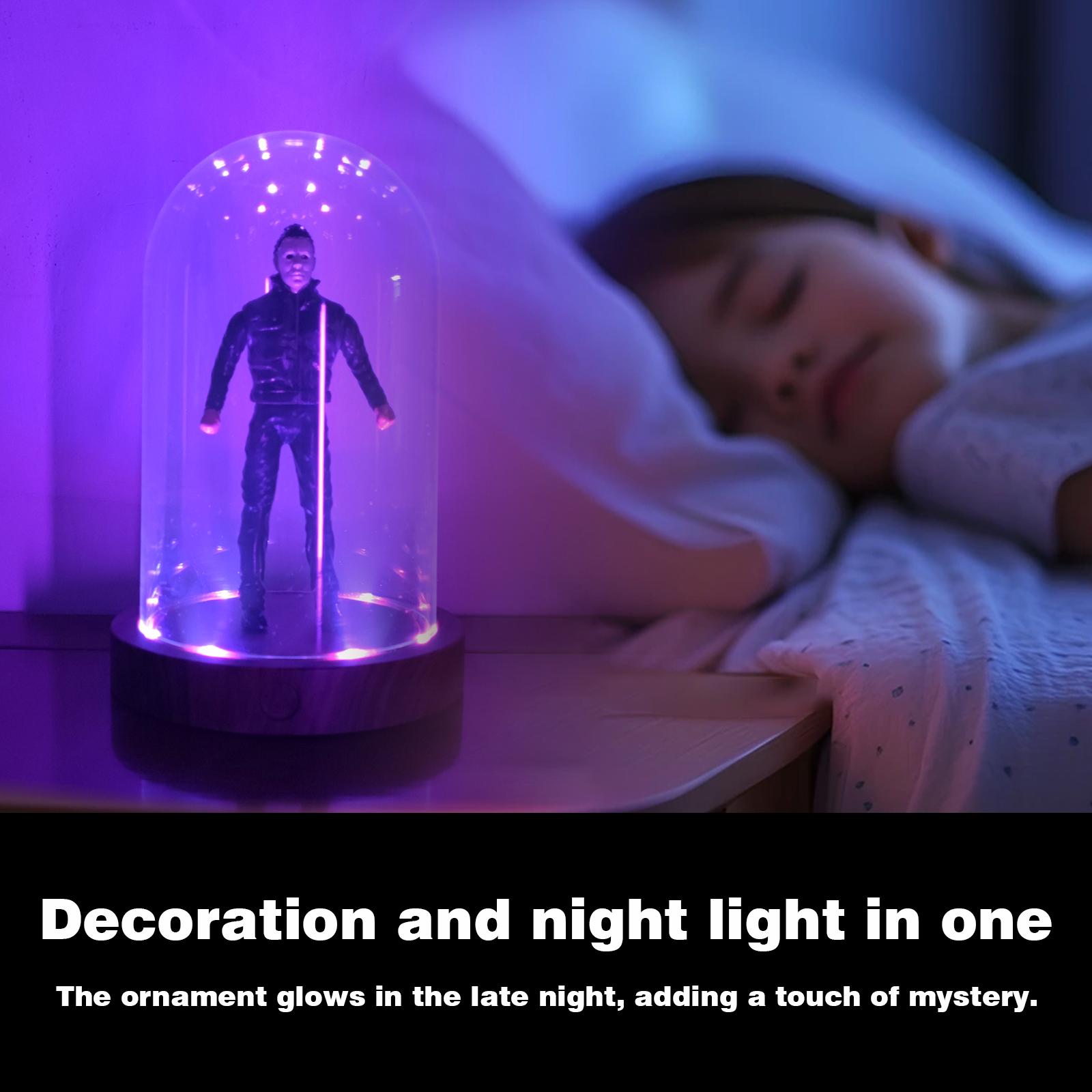 Horror Movie Collection Lamp, Home Decoration Table Lamp, Holiday Ambience Desktop Ornament, Halloween Unique Gift and Decoration.