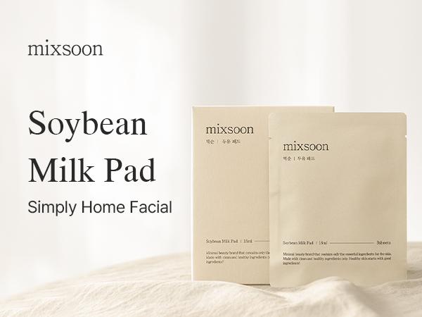 [mixsoon Official Shop] Soybean Milk Pad 10EA - Korean Facial Toner Pads for Glass Skin
