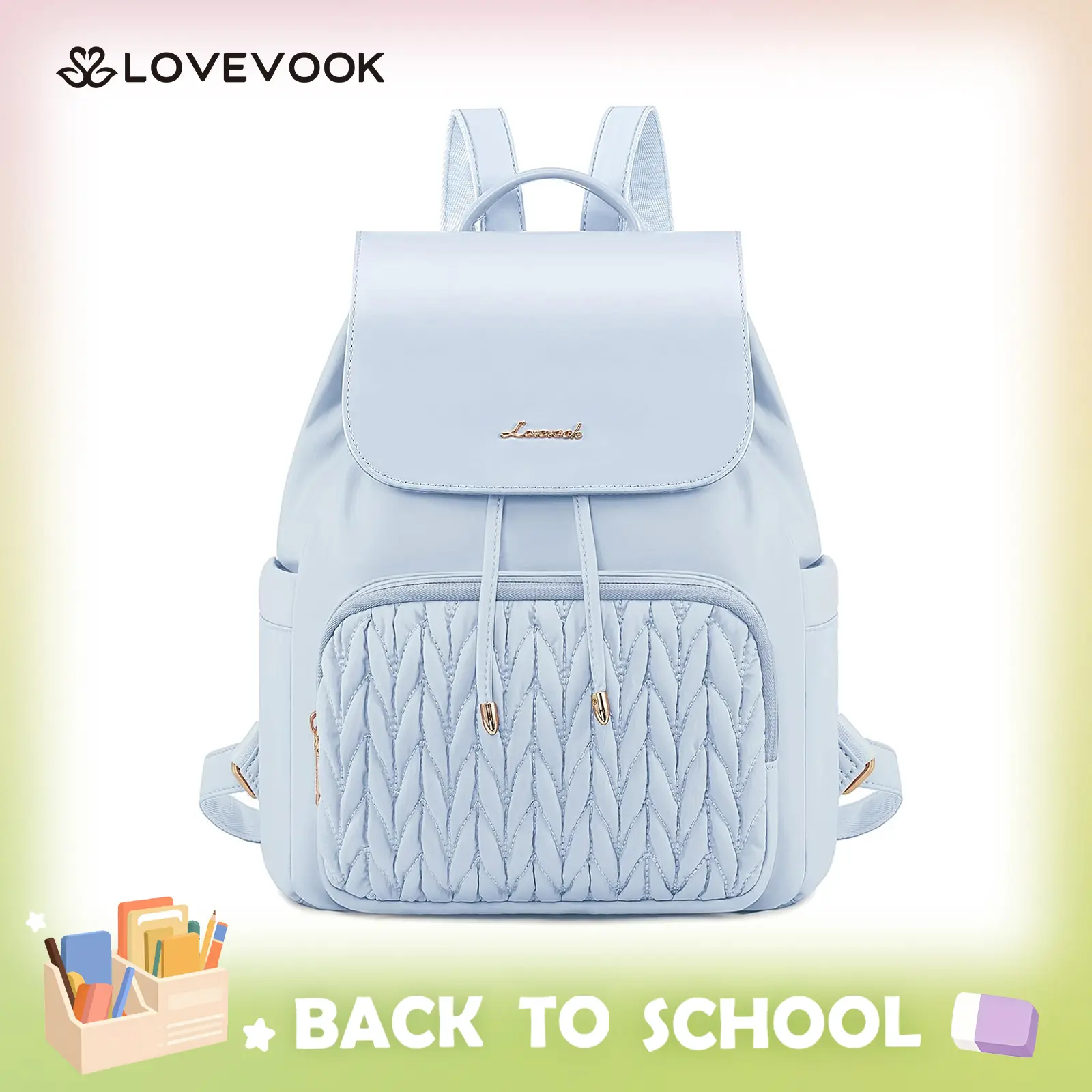 LOVEVOOK Backpack Purse for Women,Small Backpack for Women for Travel Work,Cute Backpack Daypack With Anti-theft Pocket,Fashion Ladies Backpack for Daily College Shopping