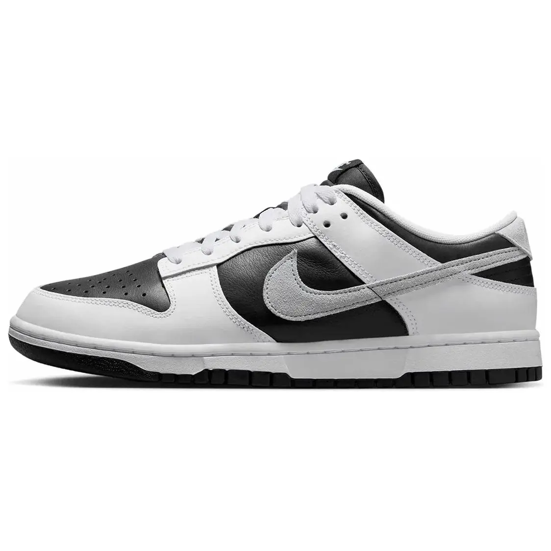 Nike Dunk Low 'Reverse Panda 2.0' Sport Shoes, Trainer Shoes for Casual Sports, Leather, Casual Wear, Unisex, Rubber Sole, Shoes Outdoor