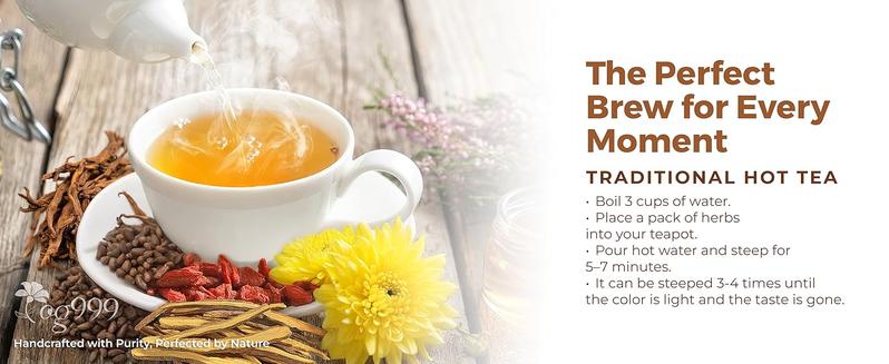 Liver and Kidney Cleanse Tea - a Natural Hand-picked dandelion, cassia, wolfberry, licorice, gardenia, chrysanthemum Organic Herbs, Edible corn fiber tea bags, Beverage Natural