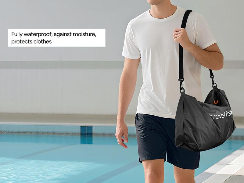 travel inspira Ultra-Durable Nylon 22L Vacuum Travel Bags with Pump,Space Saver, Organizer for Suitcases & Backpacks, Reusable, Lightweight, IP67 Airtight Zipper Seal,2-Bags Set,Storage Bag for Outdoor