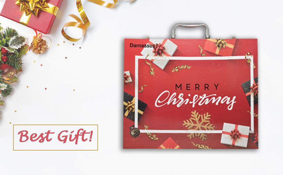 132-Piece Art Set, Deluxe Professional Color Set, Creating Gift Box, Art Set Crafts Drawing Painting Christmas Kit for Kids and Adult, Girls Boys