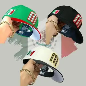 New 2026 Mexico World Baseball Classic Black Cap Featuring Mexico Flag, Adjustable Classic Streetwear Style, 2026 All Season Trend Durable Sports Fashion Headwear for Daily Use