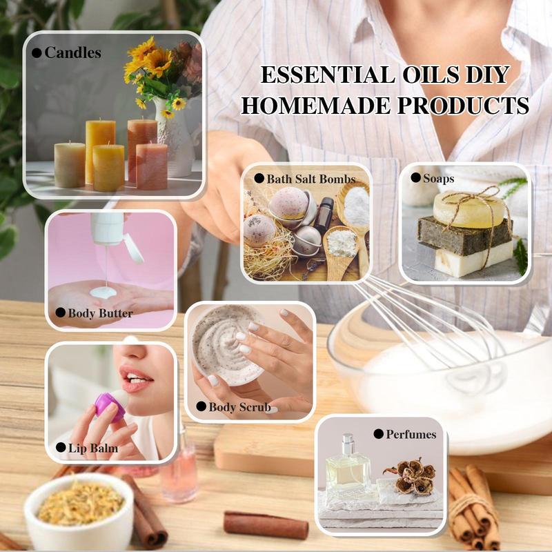MAYJAM 35Pcs Essential Oil Gift Set for Diffuser, Aromatherapy Oils for Home Fragrance, Air Freshener, Humidifier, Perfume, Candle, Scent, Springtok