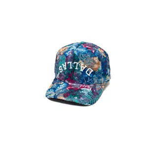 Floral distressed denim - MULTI-COLORED FLORAL