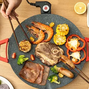 Nonstick Electric Smokeless Griddle Grill - Fast Heating, Easy to Clean Indoor Kitchen Appliance