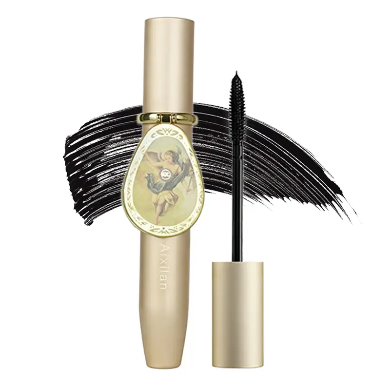 Aixilan Waterproof Beauty Mascara - 24H Long-Lasting, Lengthening, Volumizing Lift, Smudge-Proof, Flake-Proof Daily Eyelash Makeup Cosmetic (Single Item), Volumizing Lift Mascara