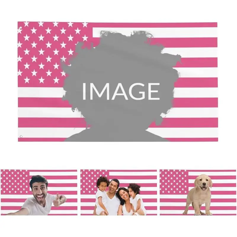 Flag American flag Personalized Flag Custom Funny for Decor Clubs Garden University Living Rooms or Bedrooms Flower Banners Wall Hanging Backdrop Party Decoration Supplies