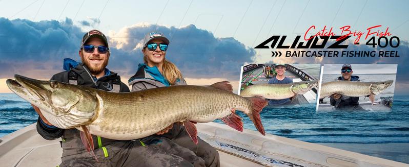 Piscifun 400 Saltwater Freshwater Baitcasting Reel With Bait Clicker