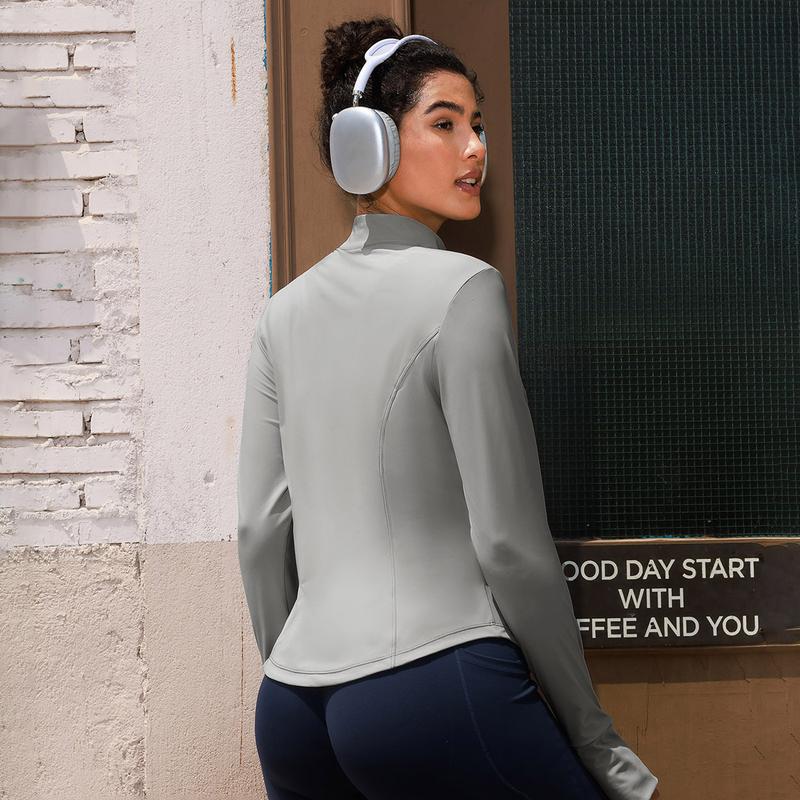 BRXL【Discount for live】Full Zip Running Track Jacket Lightweight Athletic Slim Fit Jacket with Thumbholes-brxl-1 BRXL【Discount for live】Full Zip Running Track Jacket Lightweight Athletic Slim Fit Jacket with Thumbholes-brxl-1