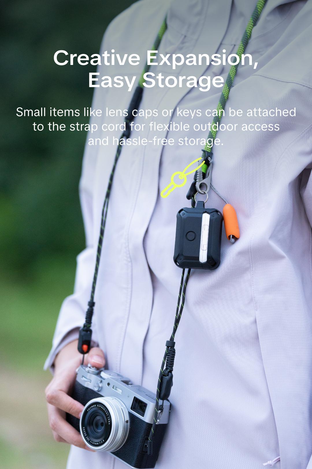 PGYTECH Camera Strap Slim for Mirrorless - Leather Harness Quick Release Adjustable Camera Neck Shoulder Strap for Compact Camera, Instant Camera and Smartphone PGYTECH Camera Strap Slim for Mirrorless - Leather Harness Quick Release Adjustable Camera Neck Shoulder Strap for Compact Camera, Instant Camera and Smartphone