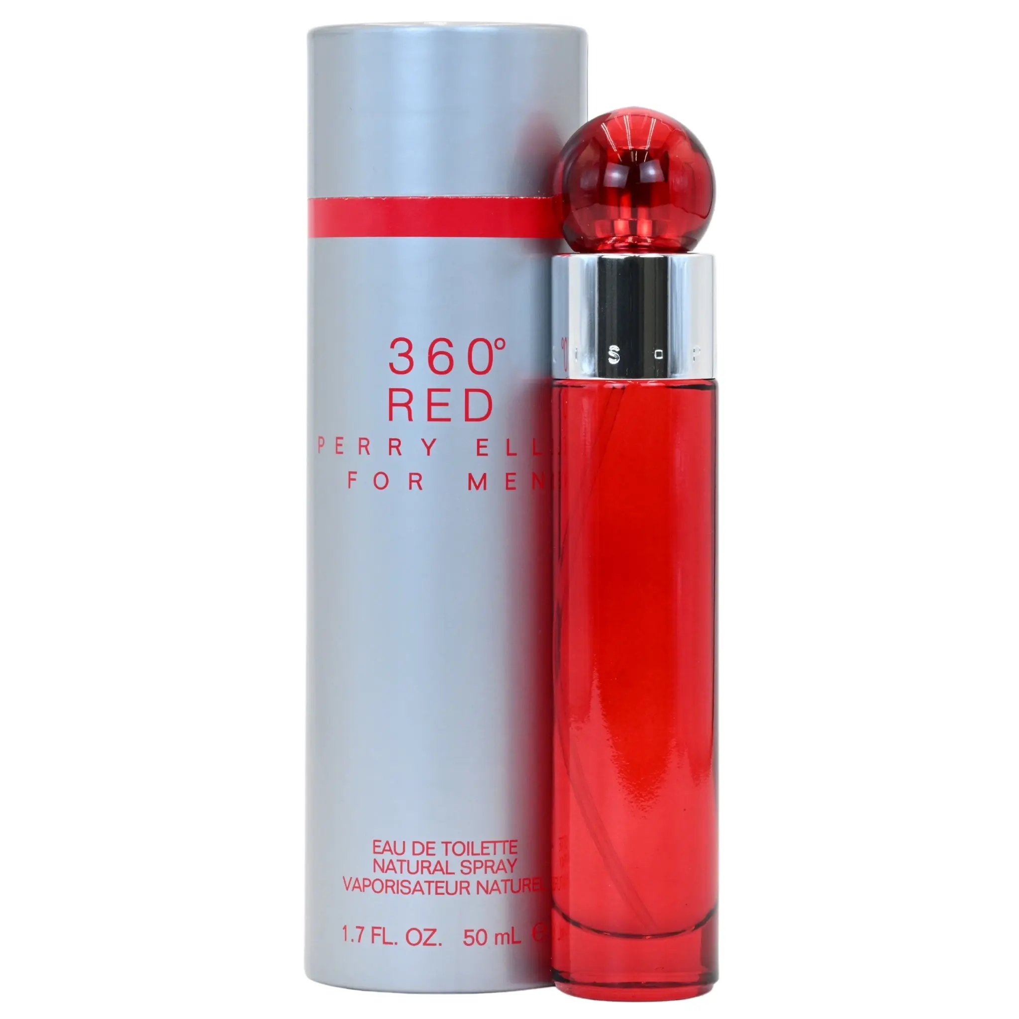 Men's 360 Red by Perry Ellis Cologne EDT, 1.7 oz, New in Box Men's Fragrance, Cologne Men's Fragrance