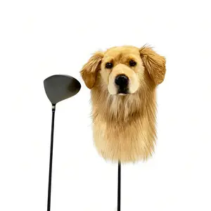 FurEverClone Golden Retriever Dog Golf Club Head Covers
