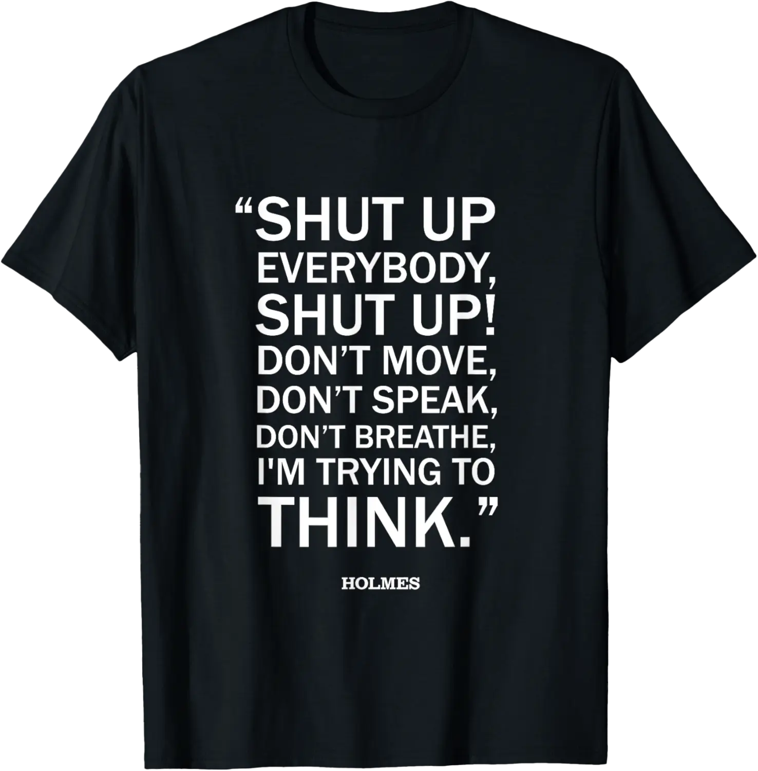Funny Sherlock Holmes Quote for Detective Book Lover T-Shirt - Nicolelebro Shop 41B0DSJX9QXJ