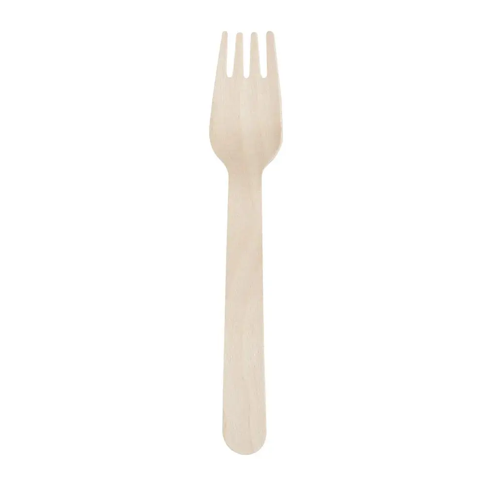 6.5" Wooden forks - 1000 count - Disposable Eco Friendly Compostable Biodegradable