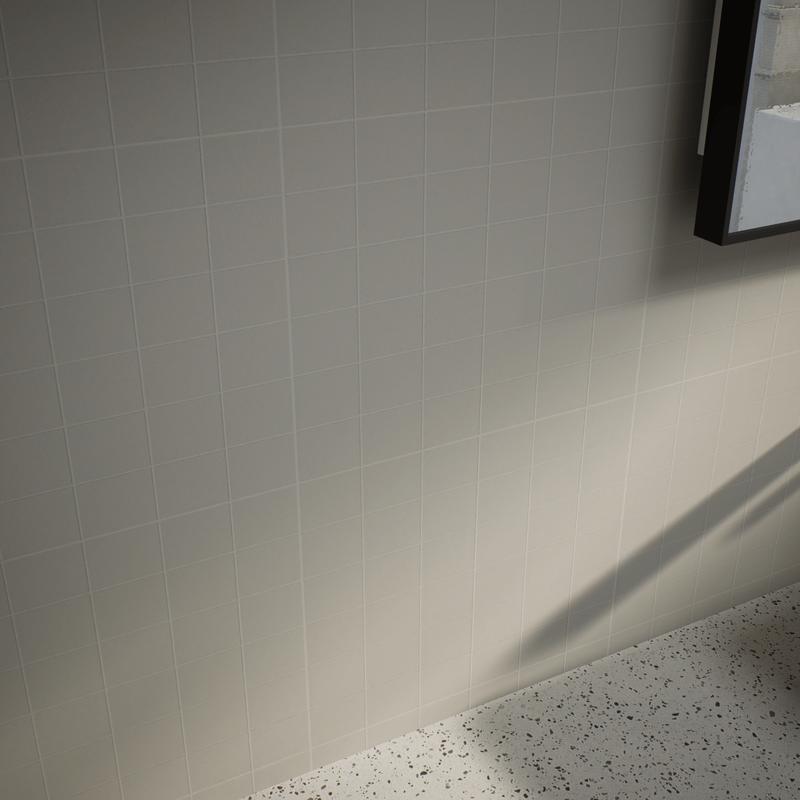 2 X 2 In Prima Smoke Matte Unglazed Porcelain Mosaic