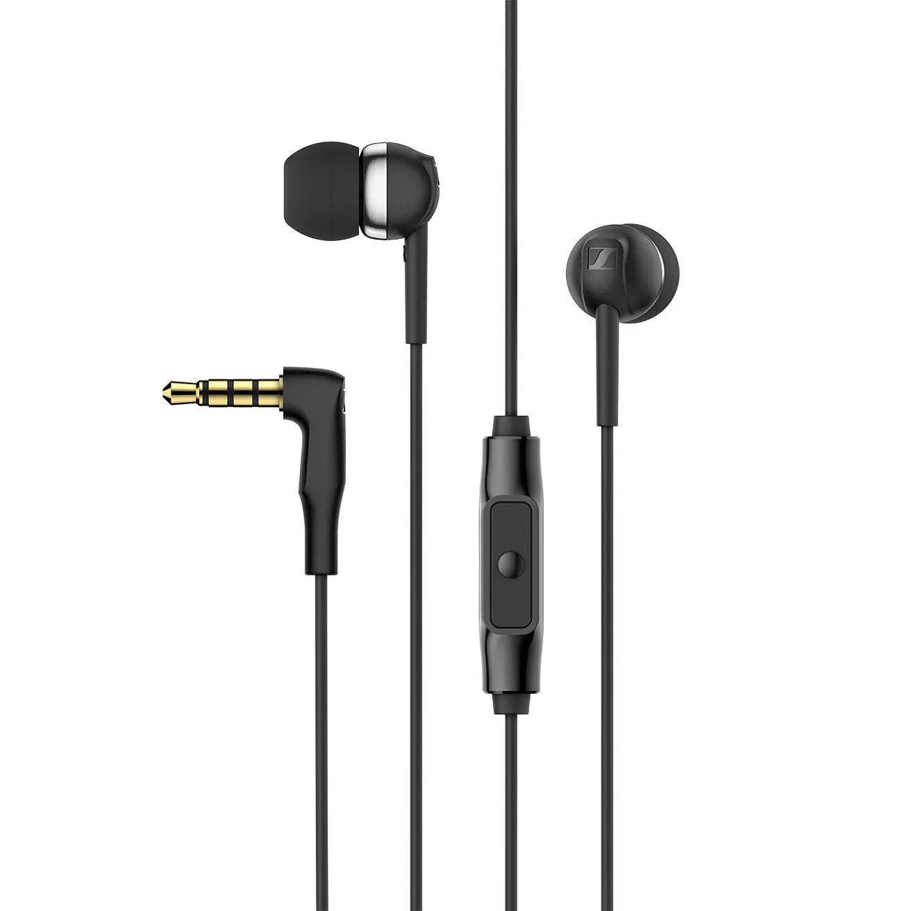 Sennheiser CX 80 Wired In-Ear Headphones - Audio Device with Remote Control, Durable Build, Noise Isolation, USB Compatibility