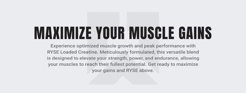 RYSE Element Series Loaded Creatine - Muscle Building Formula with 3 Forms of Electrolytes, Betaine Anhydrous and Peak ATP - 30 Servings RYSE Element Series Loaded Creatine - Muscle Building Formula with 3 Forms of Electrolytes, Betaine Anhydrous and Peak ATP - 30 Servings