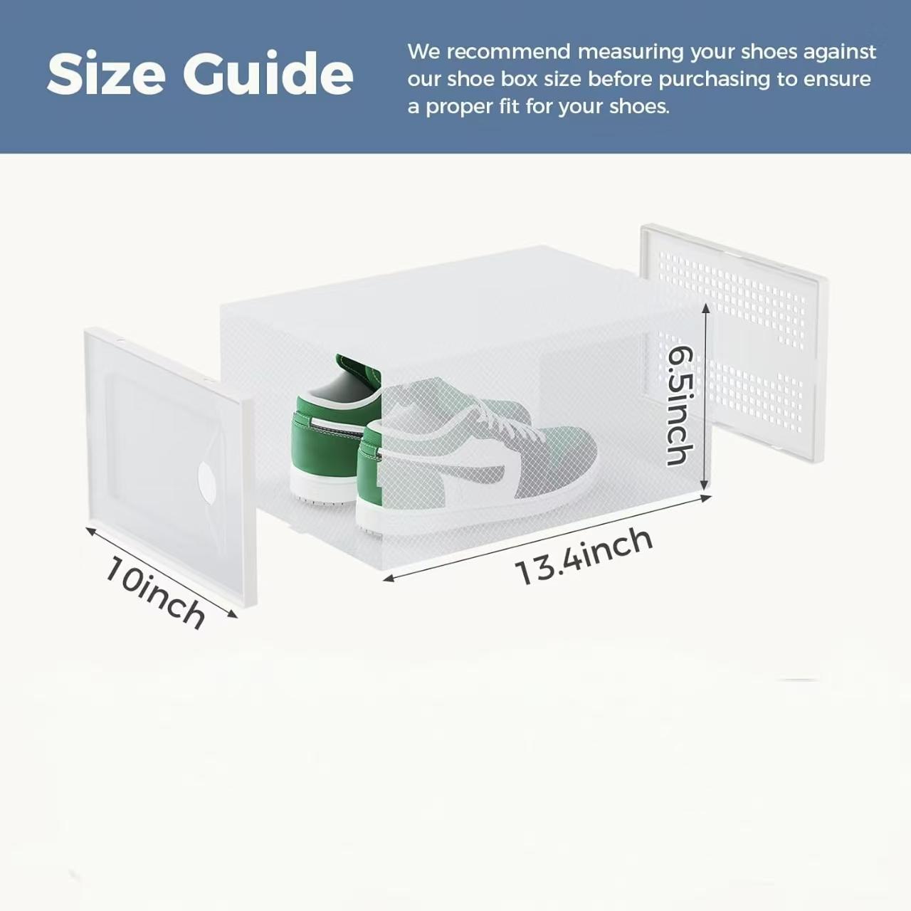 Stackable Shoe Storage Boxes, 15-Pack Plastic Shoe Organizers with Lids, Large Shoe Rack & Holder for Closet, Under Bed, Entryway, Sneaker Display and Storage Containers Stackable Shoe Storage Boxes, 15-Pack Plastic Shoe Organizers with Lids, Large Shoe Rack & Holder for Closet, Under Bed, Entryway, Sneaker Display and Storage Containers