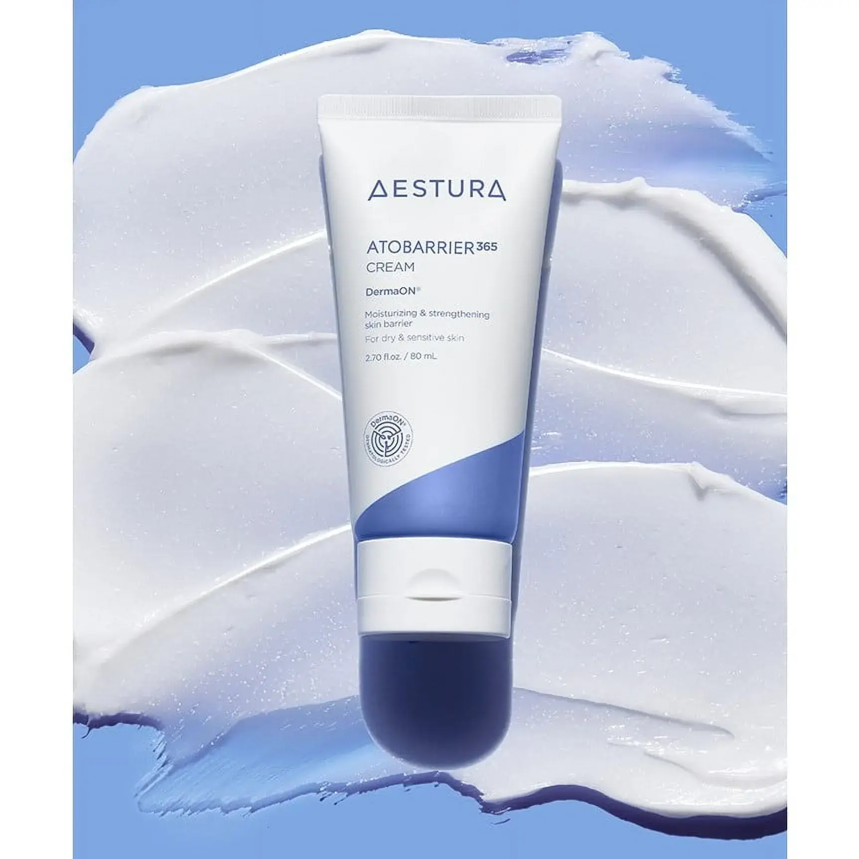 AESTURA Atobarrier365 Cream 80ml - Daily Facial Moisturizer for Dry, Sensitized Skin with Skin Repair & Hydration Support