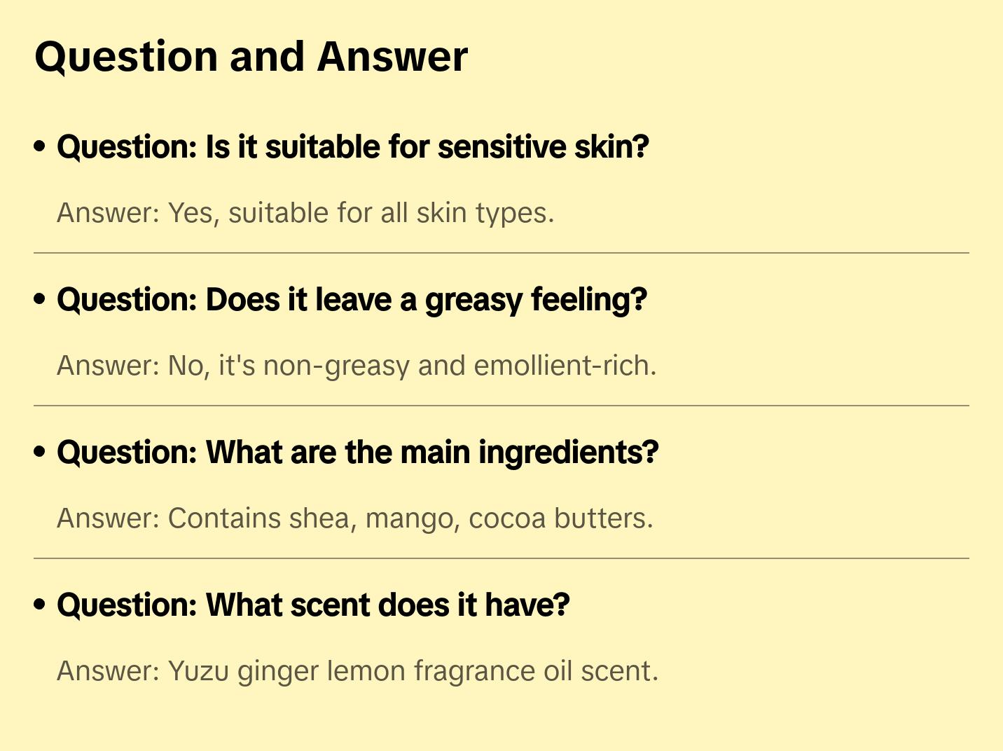 Lemon Turmeric  Body Butter