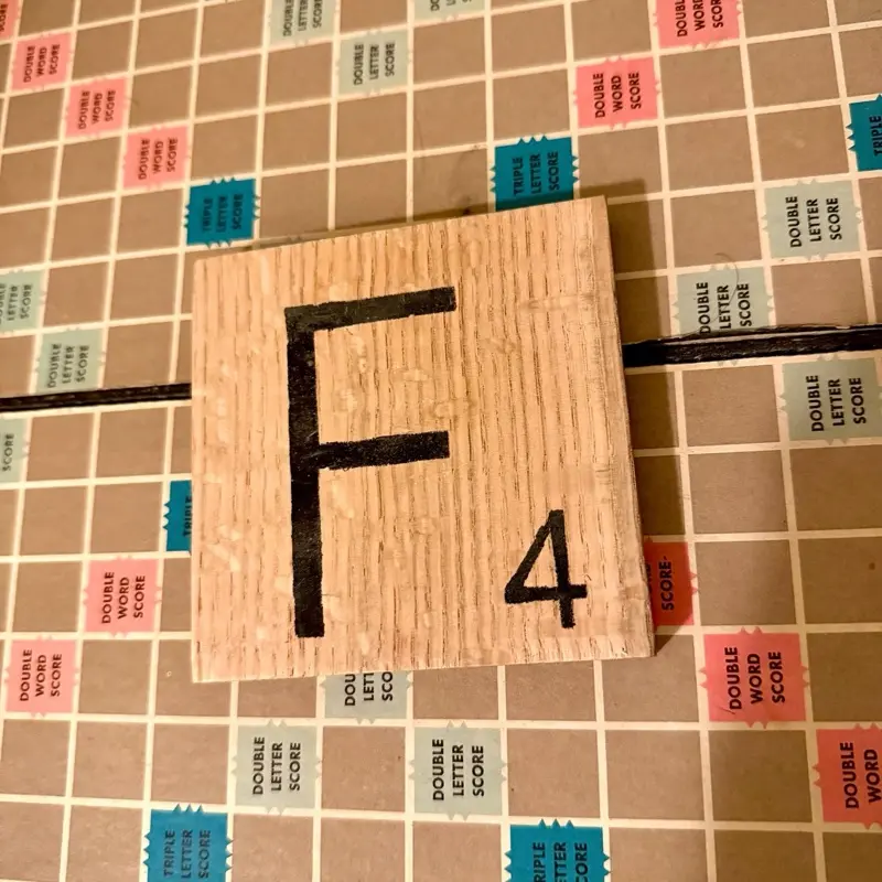 Jumbo Scrabble Tile Coaster