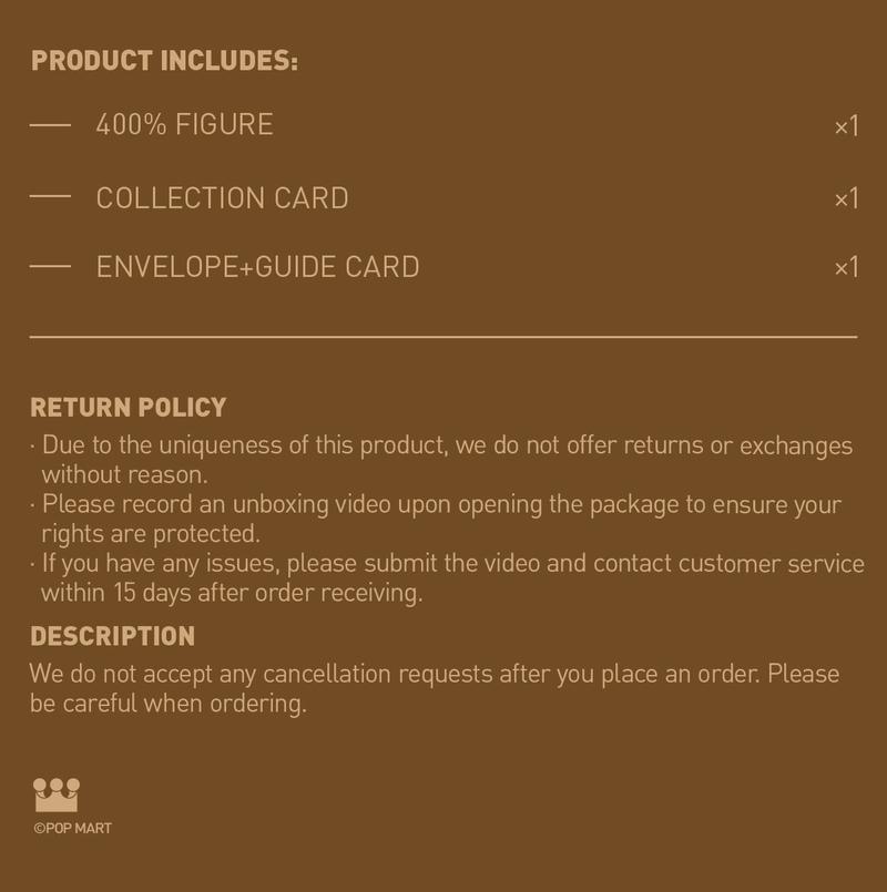 POP MART MEGA α SKULLPANDA 400% Wu Jian’an-The Heaven of Nine Levels