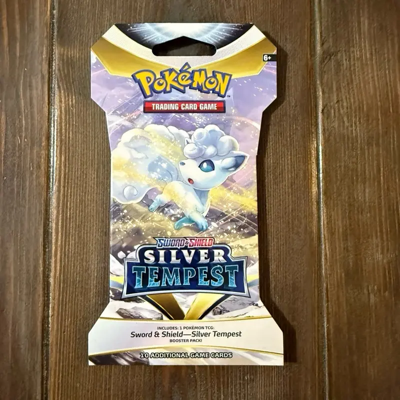 Pokemon Trading Cards Silver Tempest Sleeved Booster Pack 1 Pack