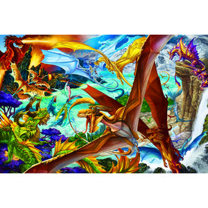 It's a Dragon's World Dreamland Dragon Puzzle | 1000 Piece Jigsaw Puzzle