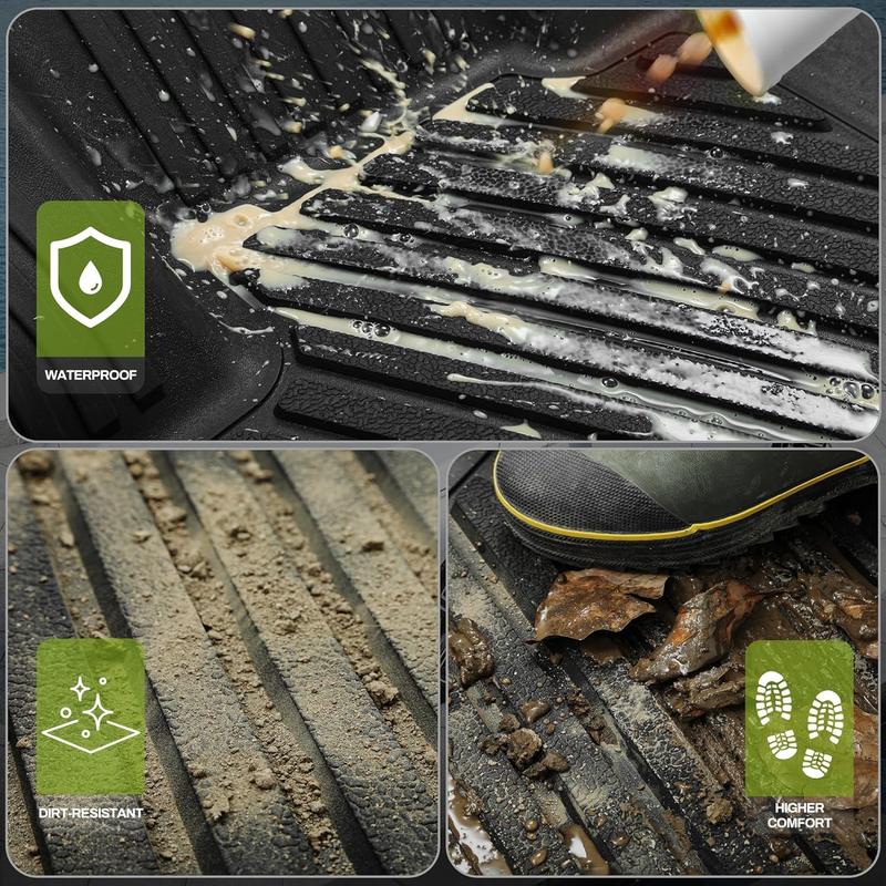 YITAMOTOR 2025 2024 2023 Honda Accord Floor Mats - All Weather TPE Custom Fit, Car Mats, Accessories, Black, Pet-Friendly, Car, Auto Parts