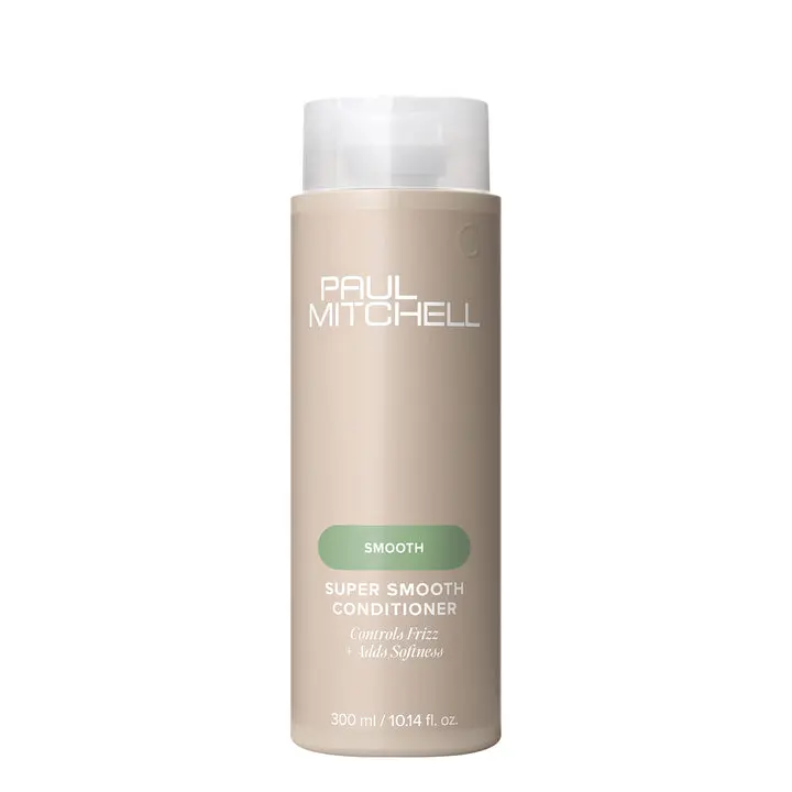 Paul Mitchell Super Smooth Liquid Conditioner - Peach-Scented Youth Plant Haircare Formula, Daily Use, Anti-Frizz, Adds Softness for Frizzy Hair, Softens Frizzy Hair