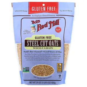 Bob's Red Mill Steel Cut Oats, Whole Grain, Gluten Free, 24 oz (680 g)