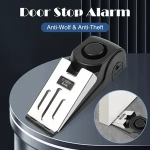 1 Count door intrusion alarm, lightweight for backpack storage and carry