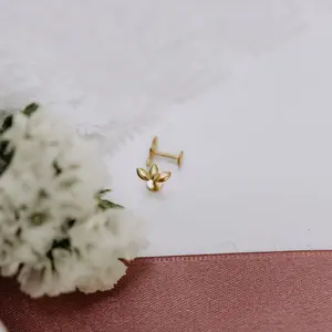 Lotus Flat Back Studs