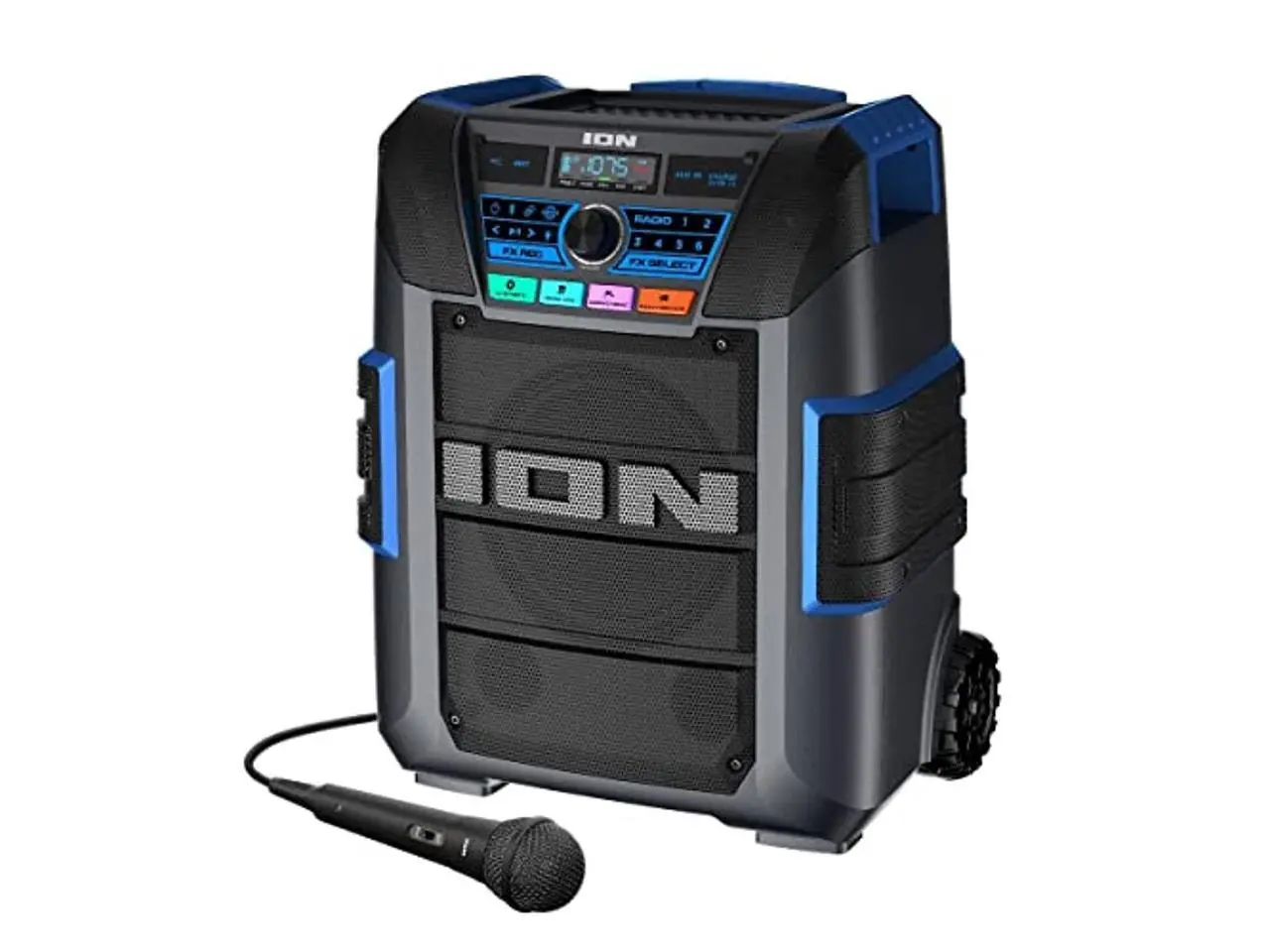 ion explorer xl ipa150x high-power all weather speaker with premium 5-speaker sound