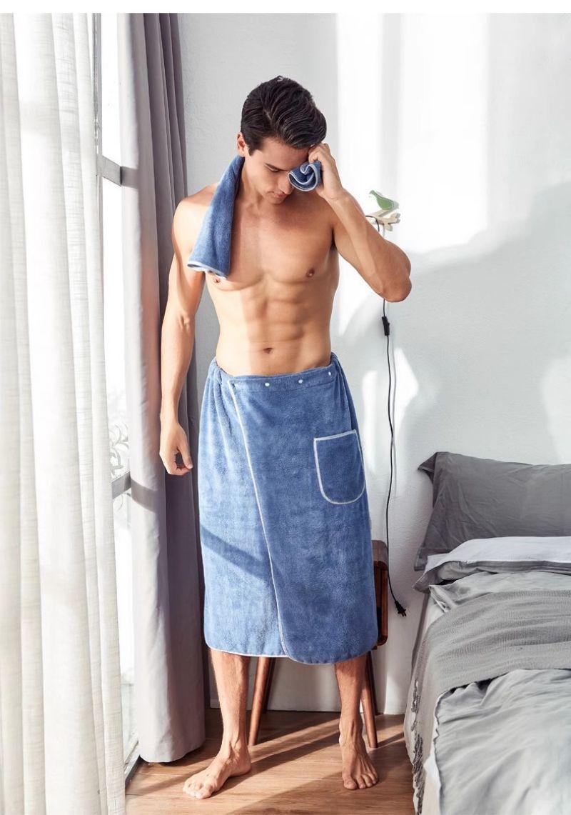 Men's bath towel, microfiber bath towel, absorbent, suitable for men