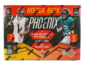 2025 Phoenix Football Hobby International Mega Box - 6 Packs per Box / 7 Cards per Pack - Ripped and Shipped