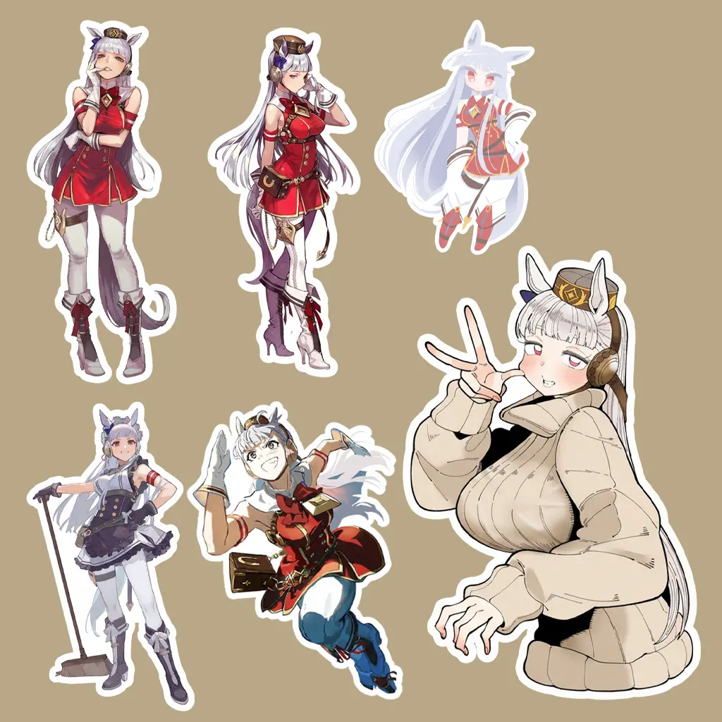 Gold Ship Uma Musume Vinyl Waterproof Sticker