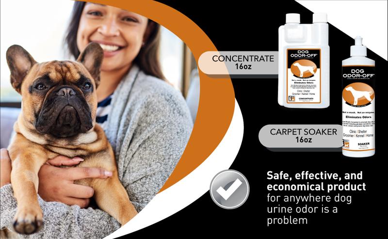 Dog Odor-Off Concentrate, Pet Smell Odor Eliminator for Dog Urine, Feces Odors, Pet Odor Eliminator Concentrate, Pet Urine Odor (16 oz)