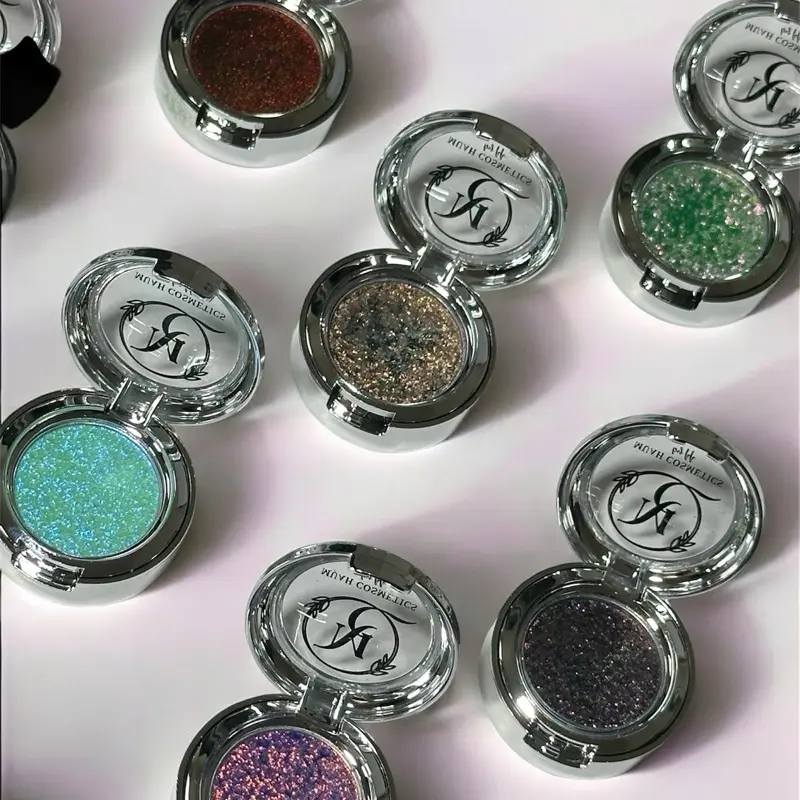 Multichrome Single Eyeshadows 26mm Pan Size Magnetic and Compact Packaging
